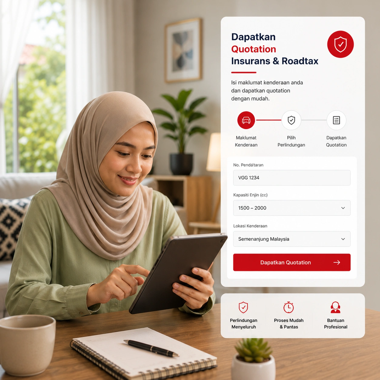 Renew Insurans & Roadtax Dengan Lebih Mudah