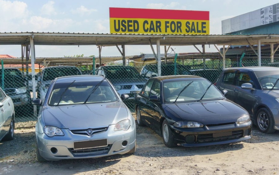 lambakan kereta terpakai