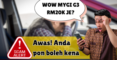 teknik scam jual kereta terpakai