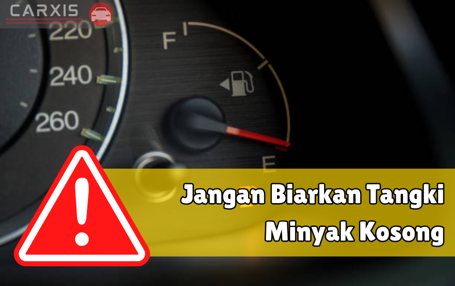 Tangki minyak hampir kosong