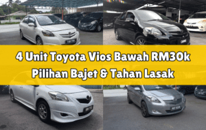 Toyota Vios bawah RM30k