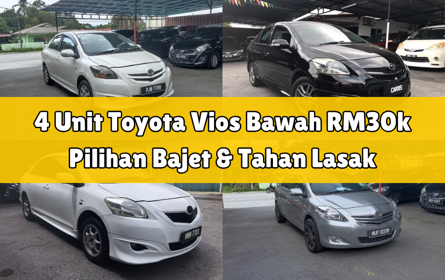 4 Unit Toyota Vios Bawah RM30k