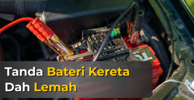 Tanda Bateri Kereta Lemah