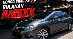 Honda Civic FB 1.8 – Bulanan RM5XX Sahaja!