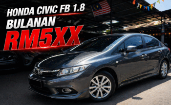 Honda Civic FB 1.8 – Bulanan RM5XX Sahaja!