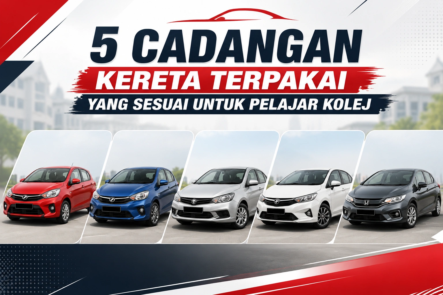 Kereta student di