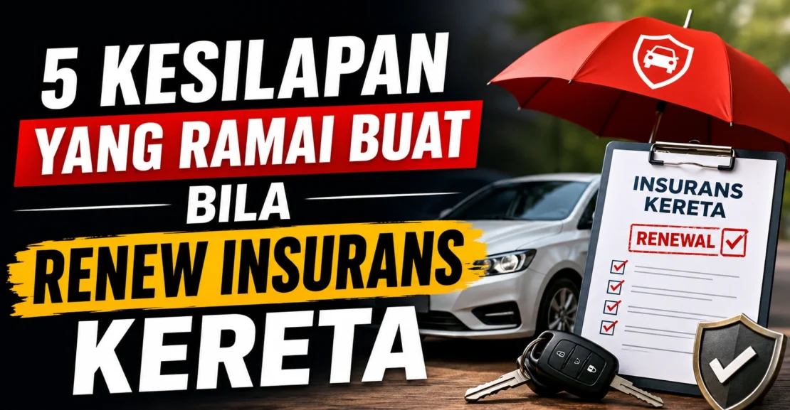 Insurance renewal poster by carxis