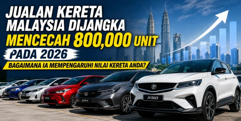 Jualan Kereta Malaysia Dijangka Mencecah 800,000 Unit Pada 2026 – Bagaimana Ia Mempengaruhi Nilai Kereta Anda?