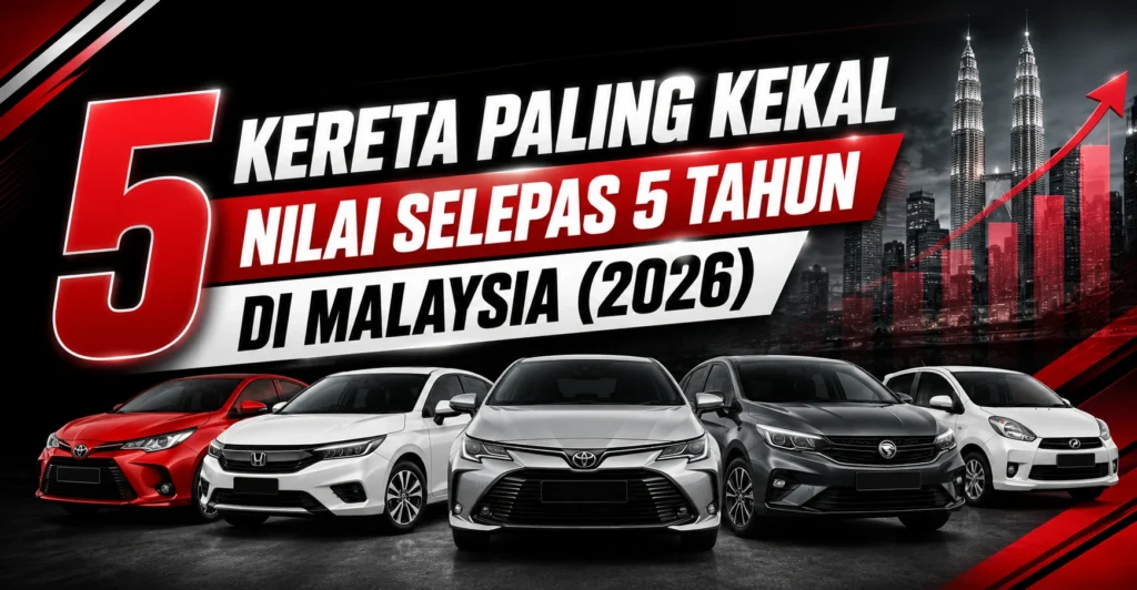 5 Kereta Paling Kekal Nilai Selepas 5 Tahun di Malaysia (2026)