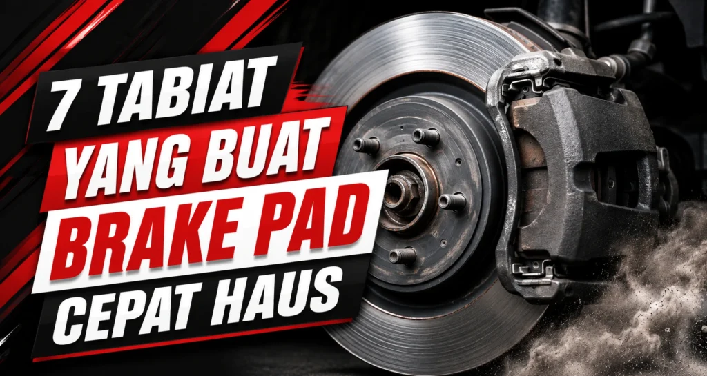 7 Tabiat Pemandu Yang Menyebabkan Brake Pad Cepat Haus