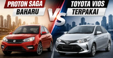 Saga baru vs Vios used by Carxis