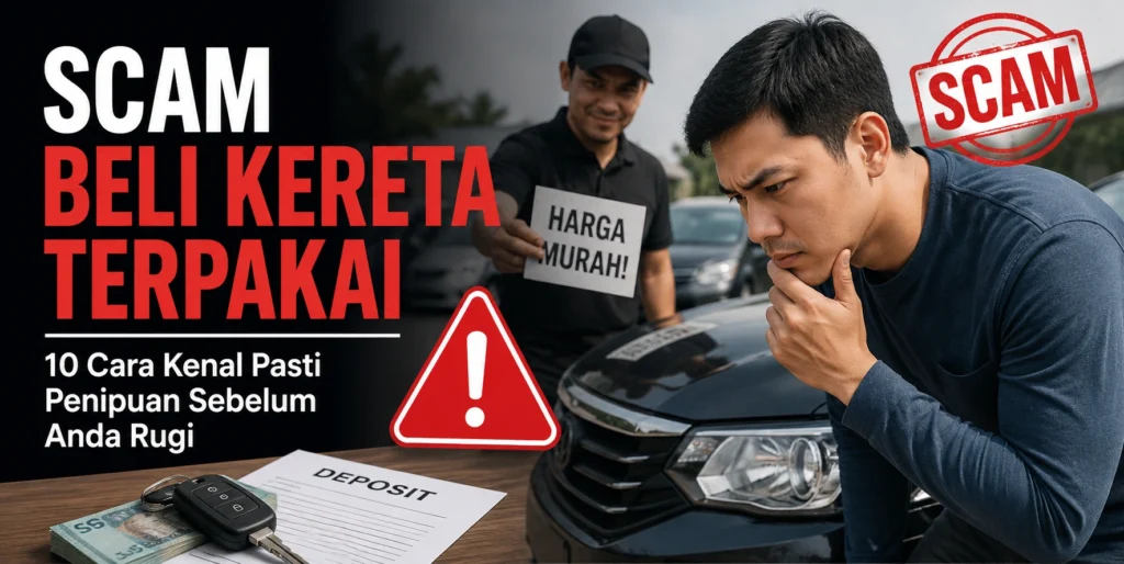 Scam Beli Kereta Terpakai: 10 Cara Kenal Pasti Penipuan Sebelum Anda Rugi Beribu Ringgit