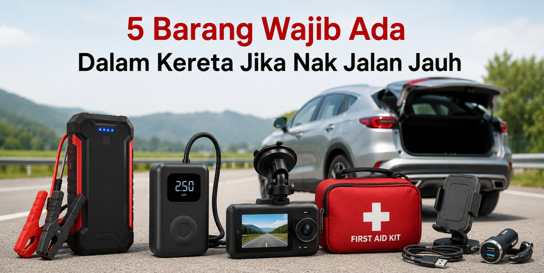 Checklist barang dalam kereta