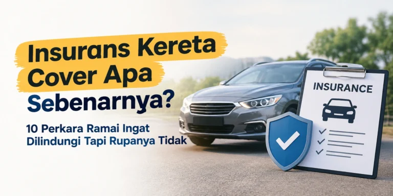 Insurans Kereta Cover Apa Sebenarnya? 10 Perkara Yang Ramai Ingat Dilindungi Tapi Rupanya Tidak