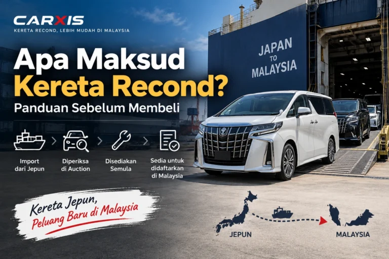 Apa Maksud Kereta Recond? Panduan Sebelum Membeli