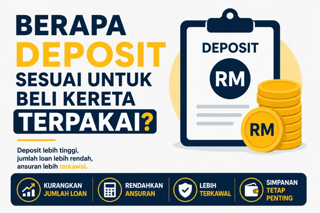 Berapa Deposit Sesuai Untuk Beli Kereta Terpakai?