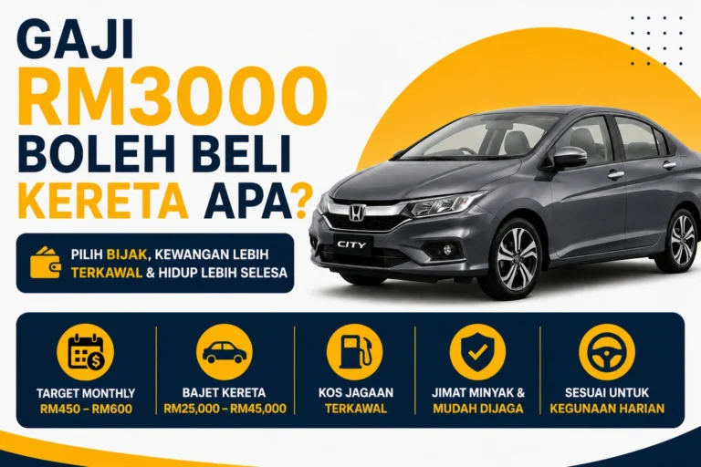 Gaji RM3000 Boleh Beli Kereta Apa?