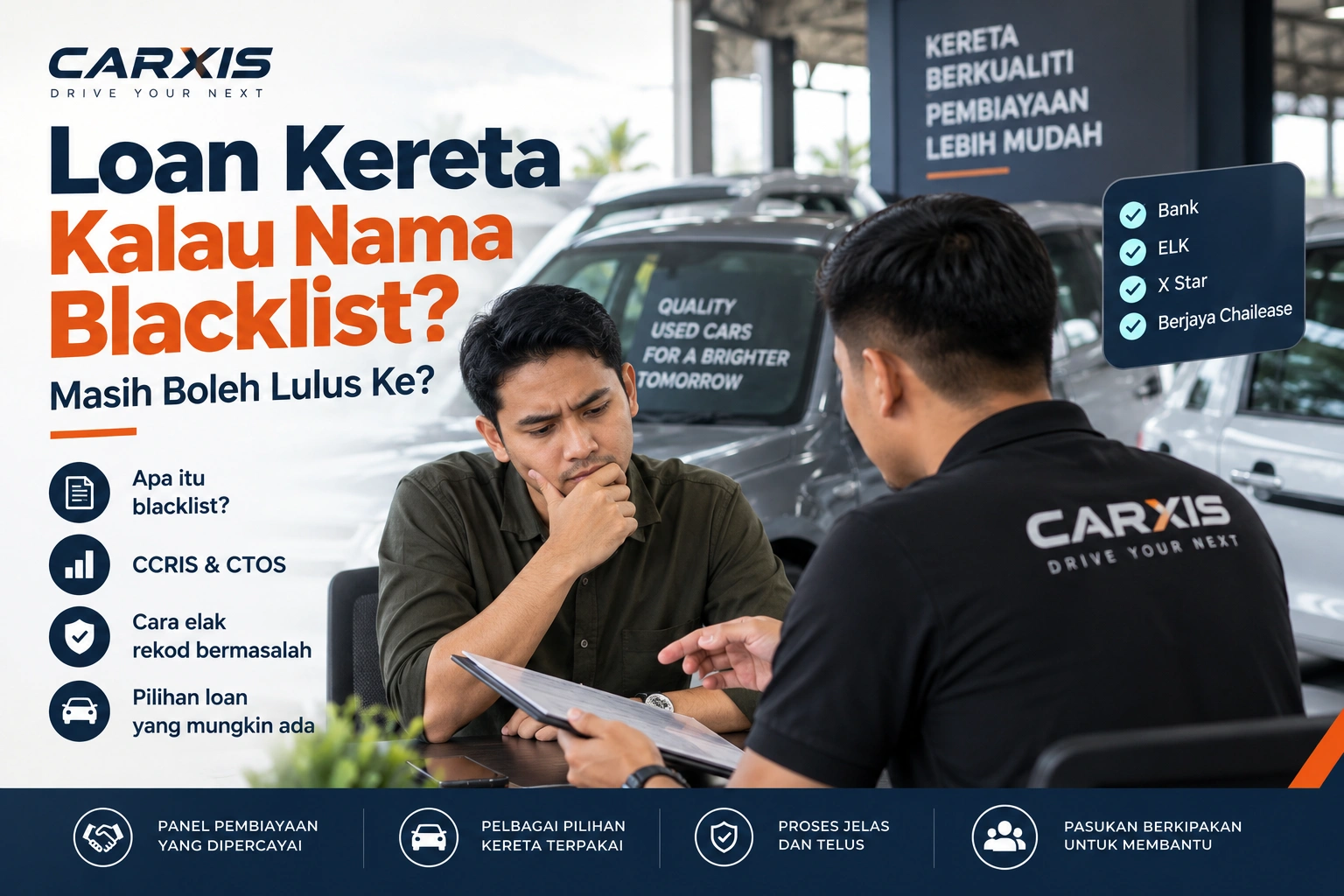Loan kereta blacklist