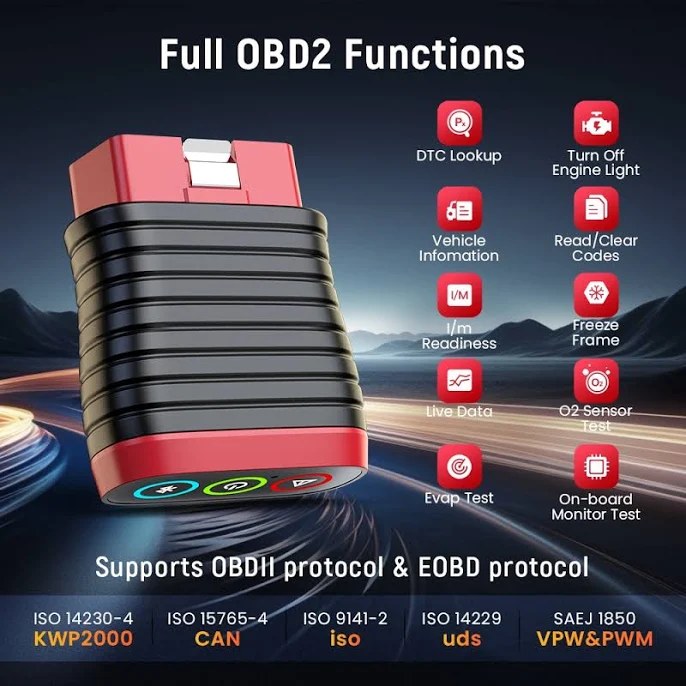 Thinkcar OBD2 Scanner Bluethooth Car Thinksafe Full System Car Diagnosis Tool Read & Delete Engine Fault Codes