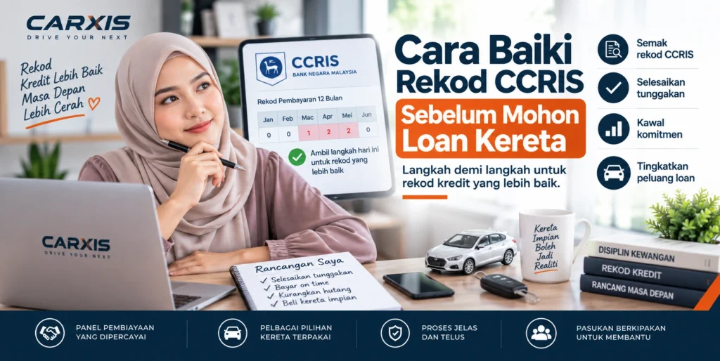 Cara Baiki Rekod CCRIS Sebelum Mohon Loan Kereta