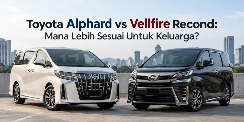 Toyota Alphard vs Vellfire Recond: Mana Lebih Sesuai Untuk Keluarga?