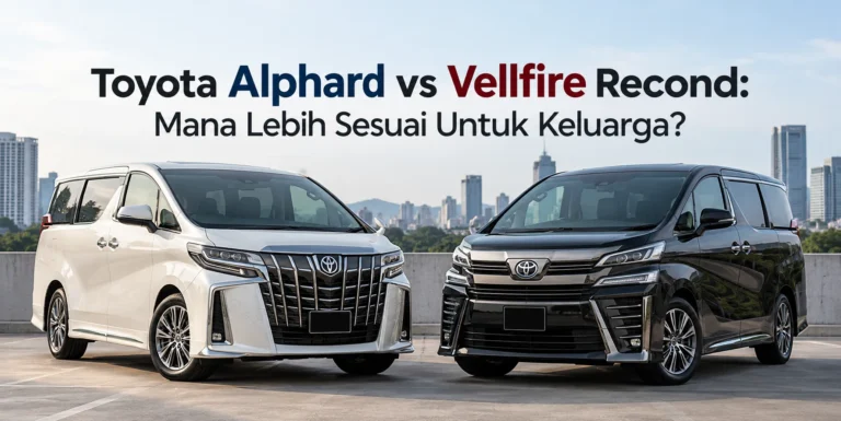 Toyota Alphard vs Vellfire Recond: Mana Lebih Sesuai Untuk Keluarga?